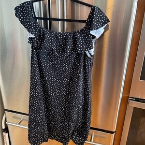 Tommy Bahama Black and White Polka Dot Top